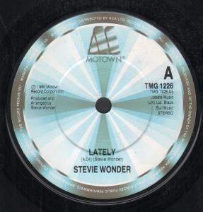 Stevie Wonder - Lately - 7 Inch