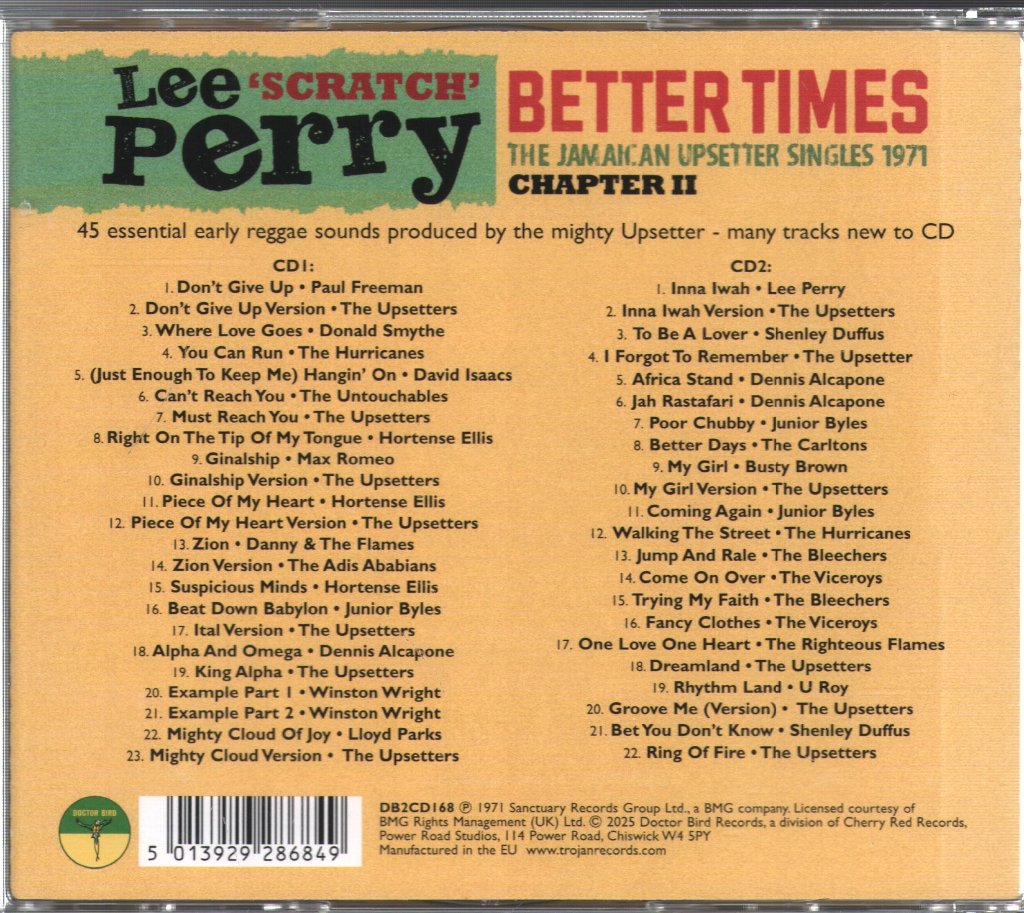 Lee Perry - Presents: Better Times - 1971 Chapter II - Double Cd