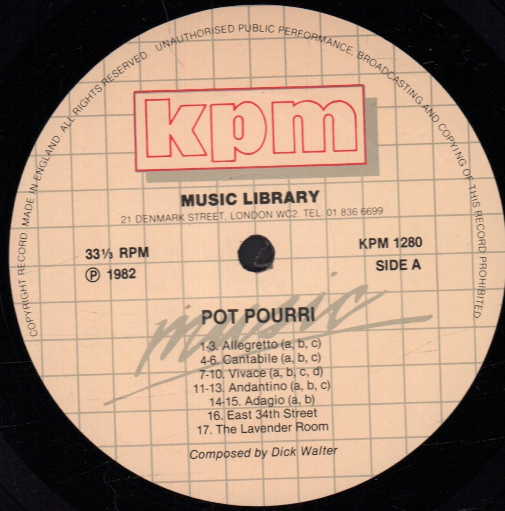 Dick Walter - Pot Pourri - Lp