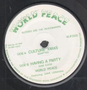 World Peace - Culture Xmas - 7 Inch