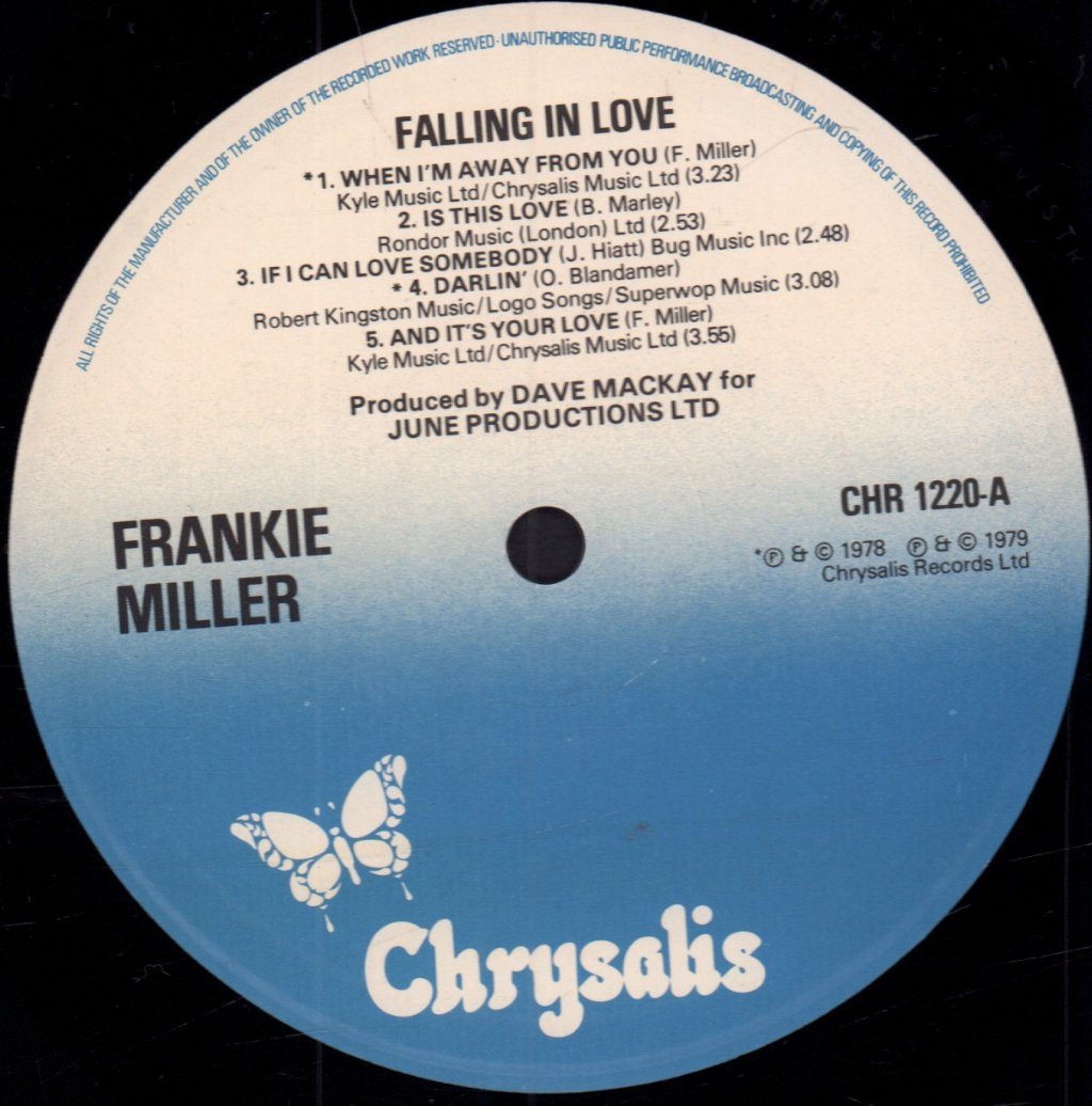 Frankie Miller - Falling In Love - Lp