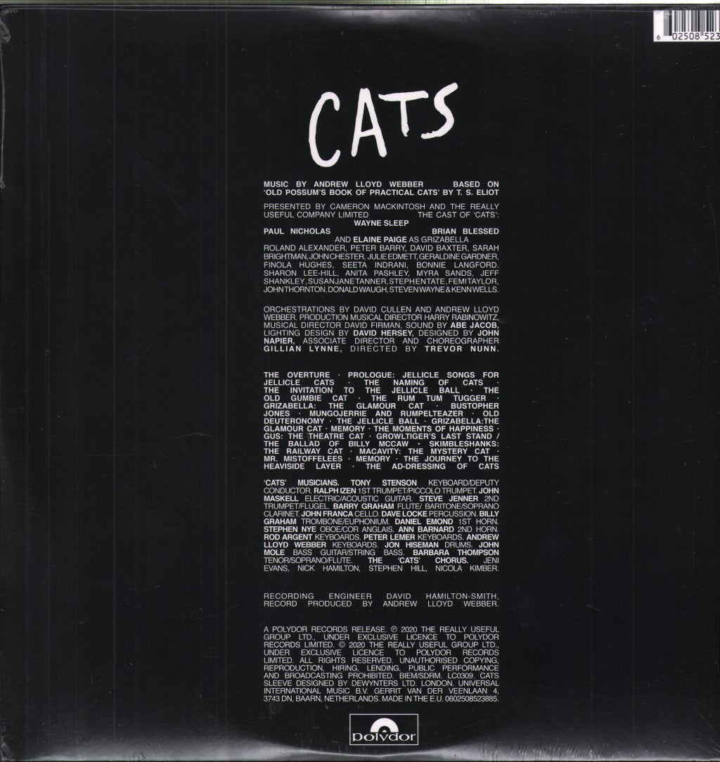 Original Cast Of Cats/Andrew Lloyd Webber - Cats - Double Lp