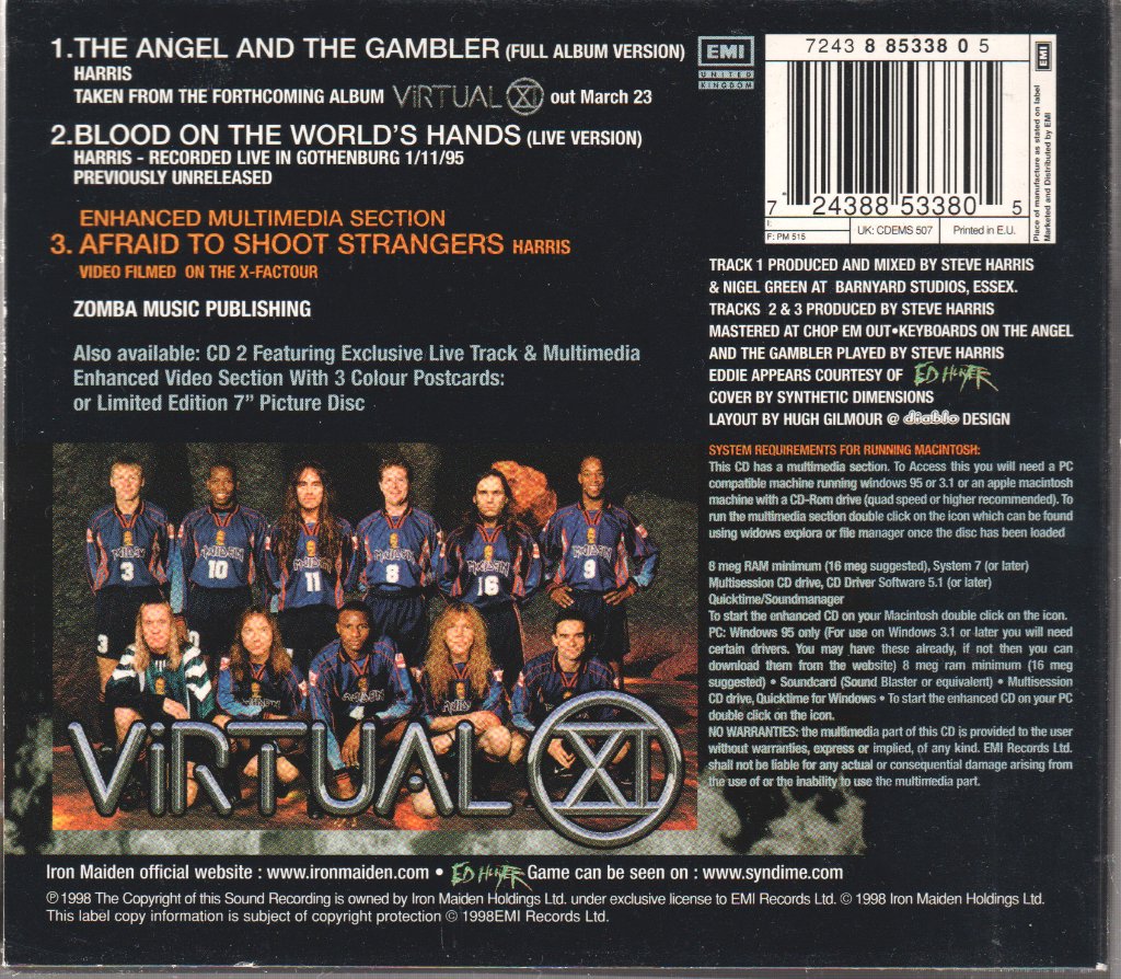 Iron Maiden - Angel And The Gambler - Cd