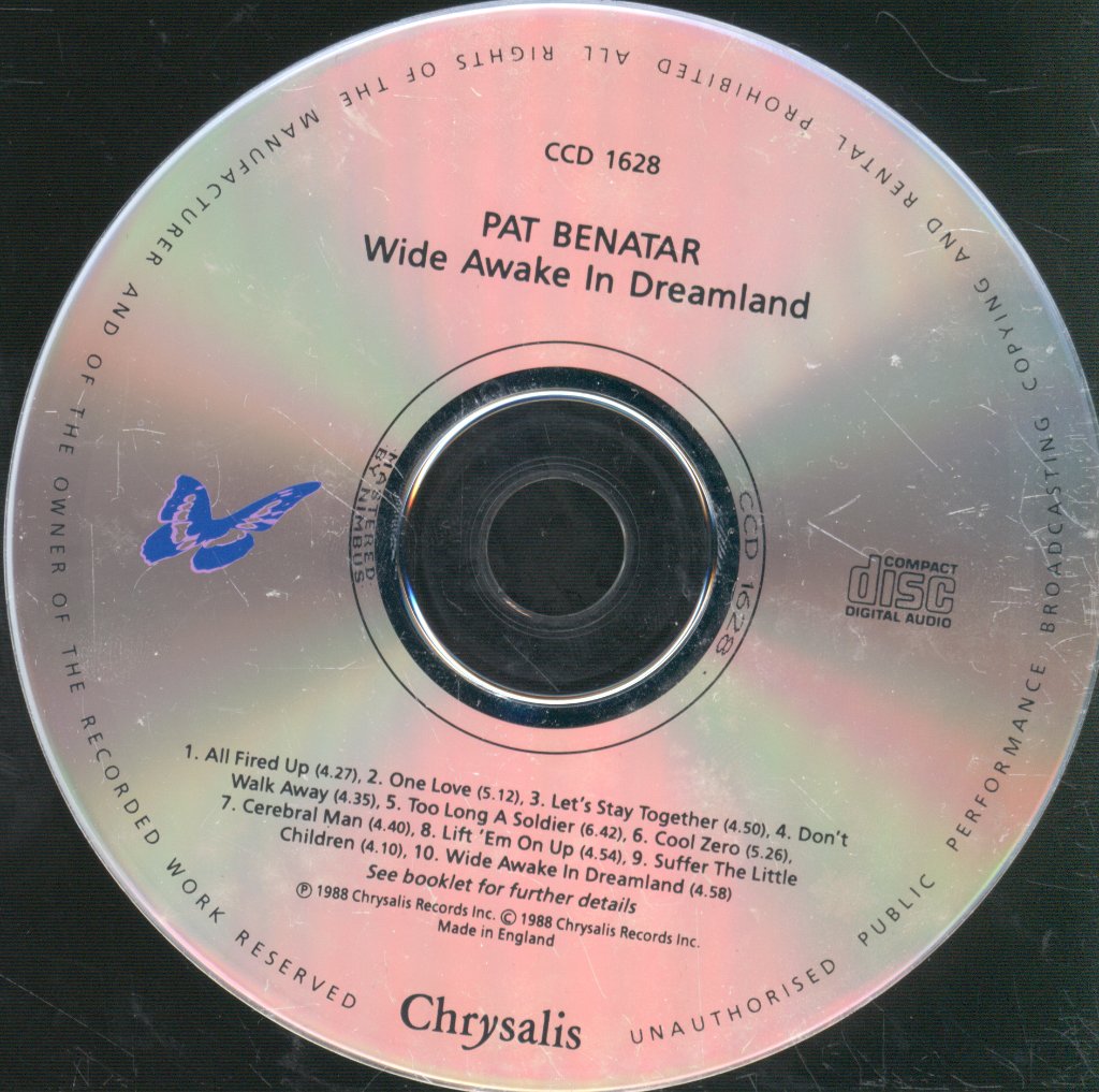 Pat Benatar - Wide Awake In Dreamland - Cd