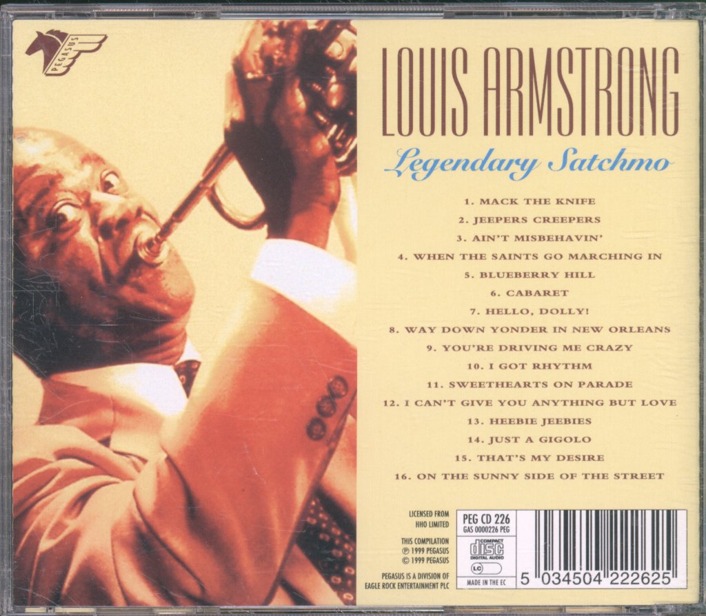 Louis Armstrong - Legendary Satchmo - Cd