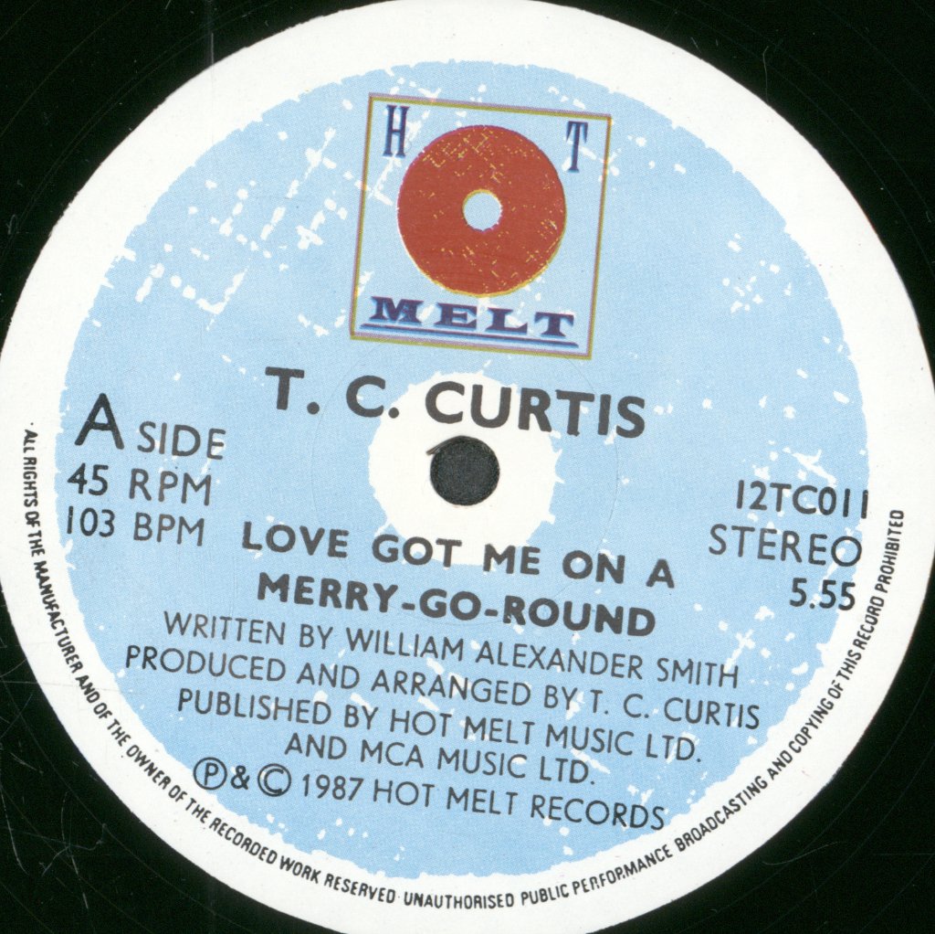 T.c. Curtis - Love's Got Me On A Merry-Go-Round - 12 Inch