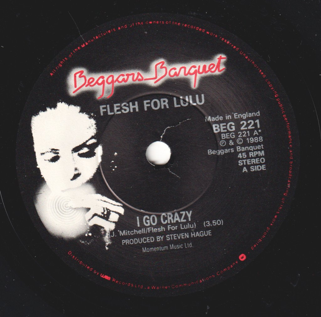 Flesh For Lulu - I Go Crazy - 7 Inch