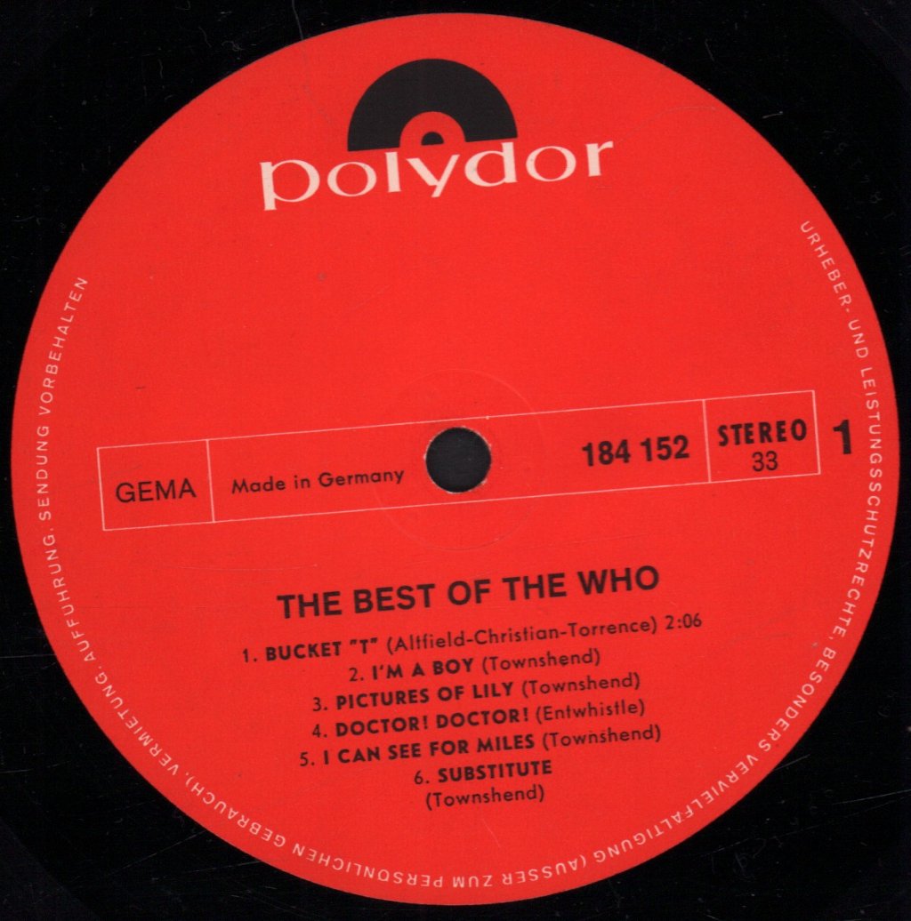 Who - Best Of The Who - Lp
