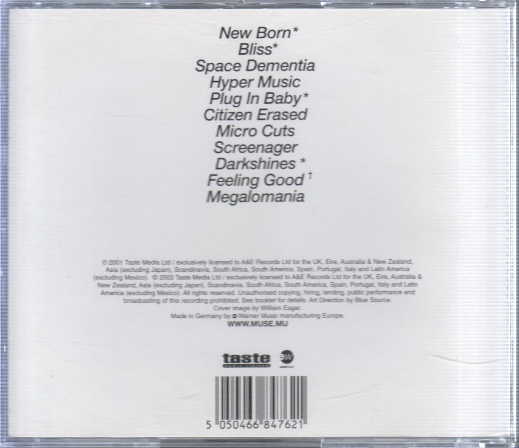 Muse - Origin Of Symmetry - Cd