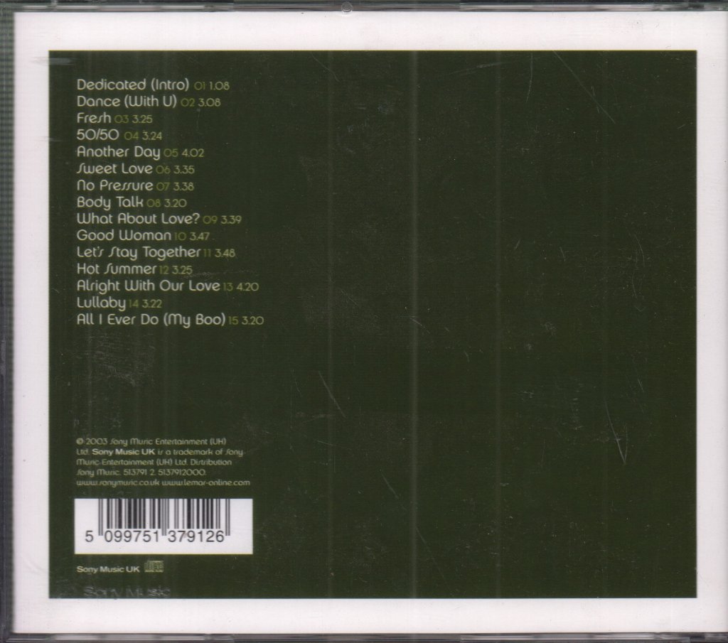 Lemar - Dedicated - Cd