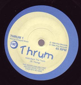 Thrum - Hold Back The Tears - 7 Inch