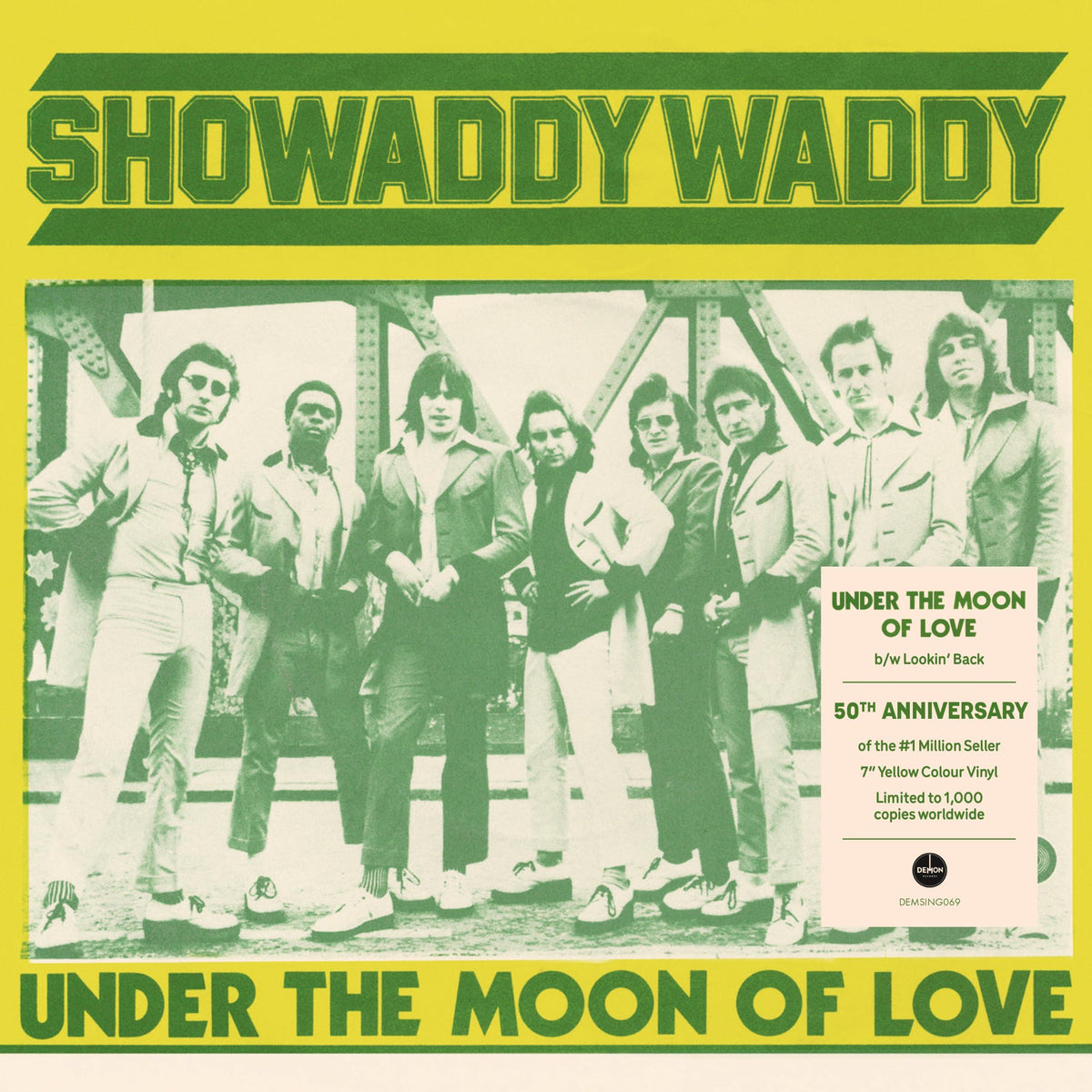 Showaddywaddy - Showaddywaddy, Under the Moon of Love 50th Anniversary - Neon Yellow - 7 Inch