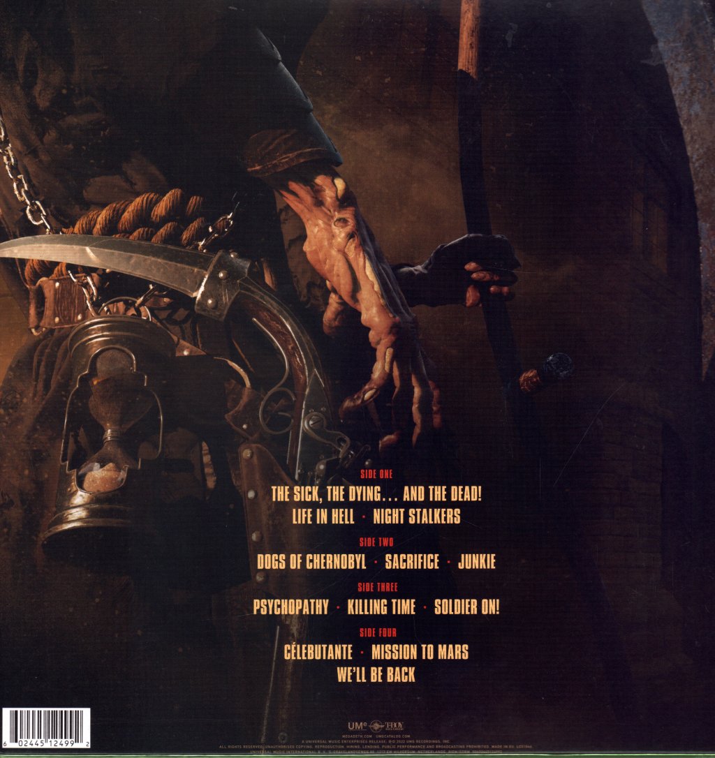 Megadeth - Sick, The Dying... And The Dead! - Double Lp