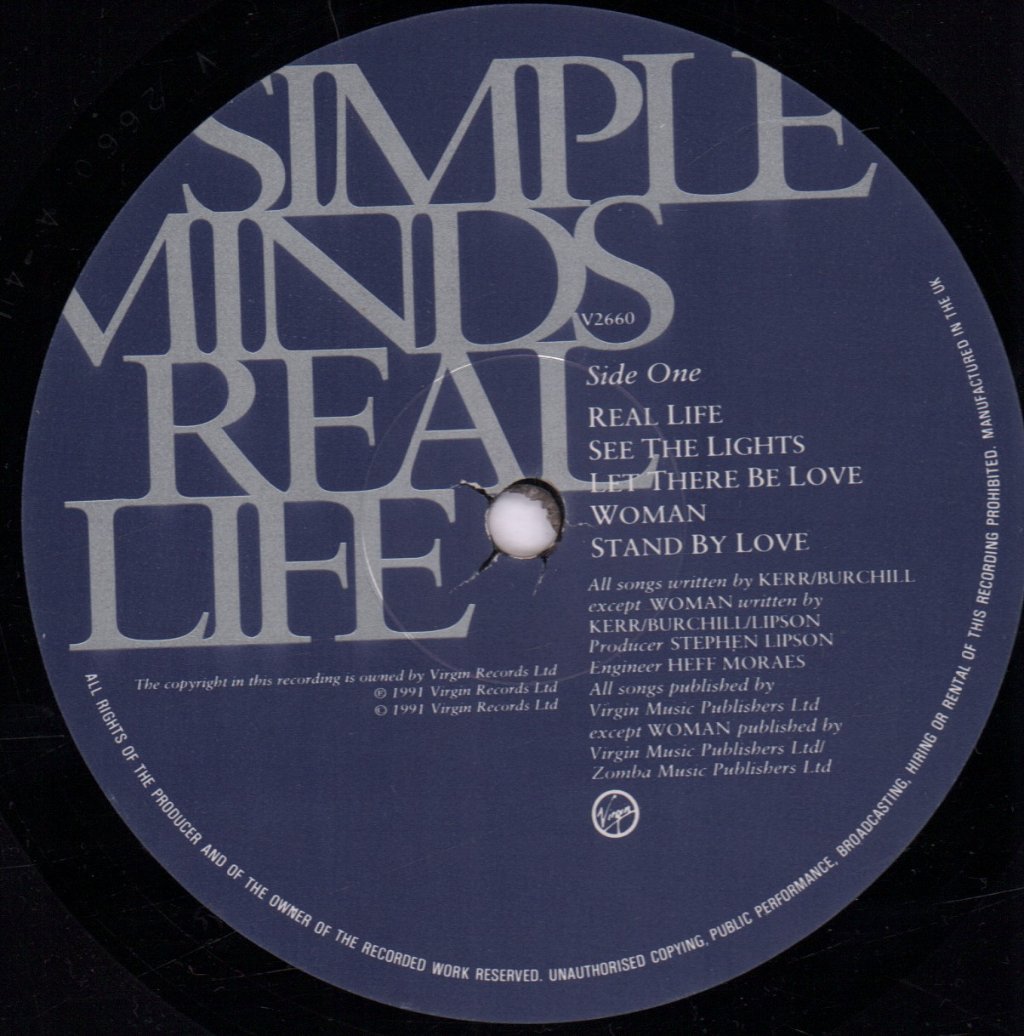 Simple Minds - Real Life - Lp