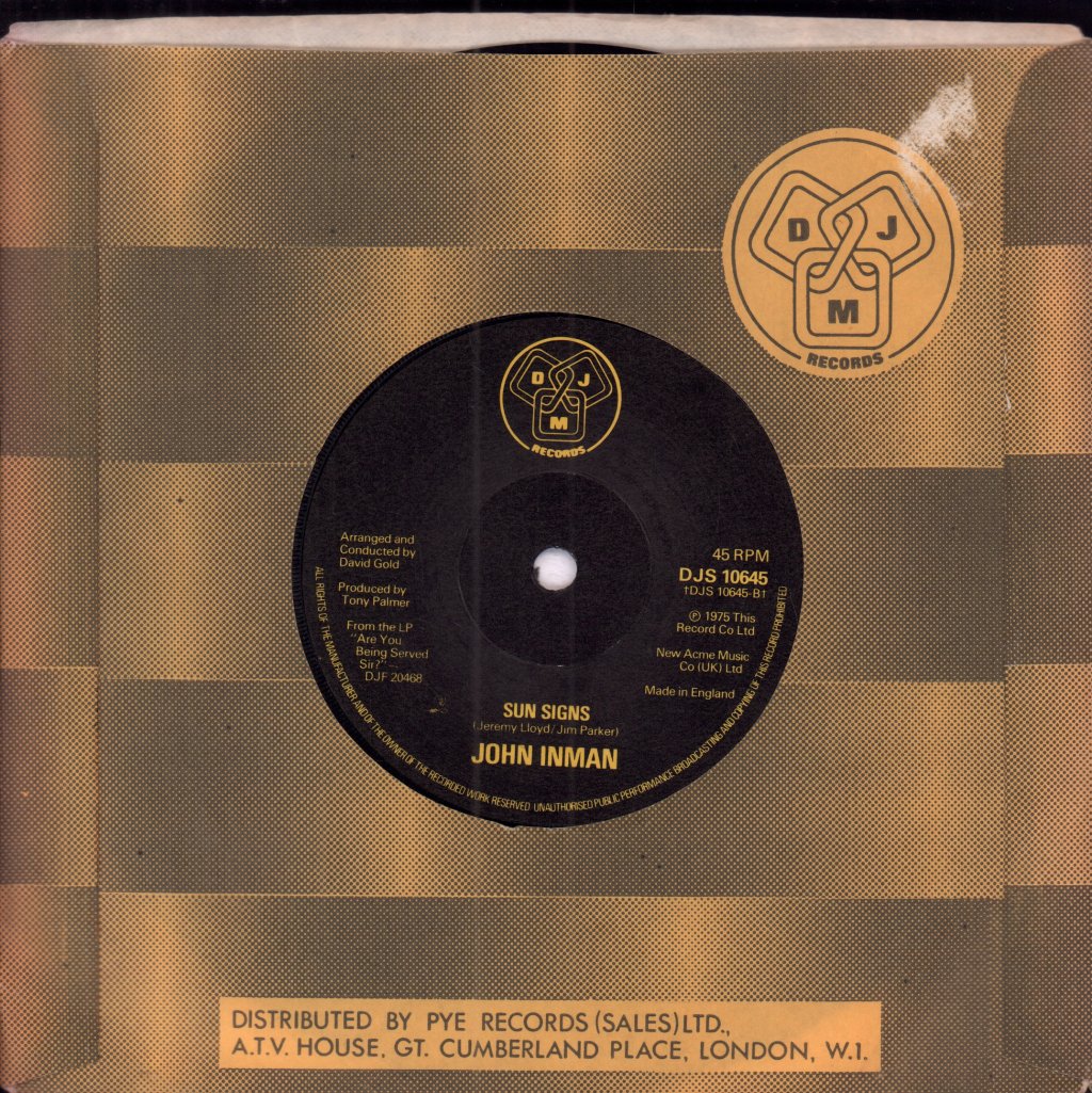 John Inman - Teddy Bears Picnic - 7 Inch