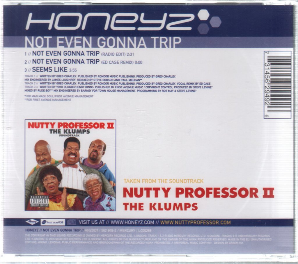 Honeyz - Not Even Gonna Trip - Cd