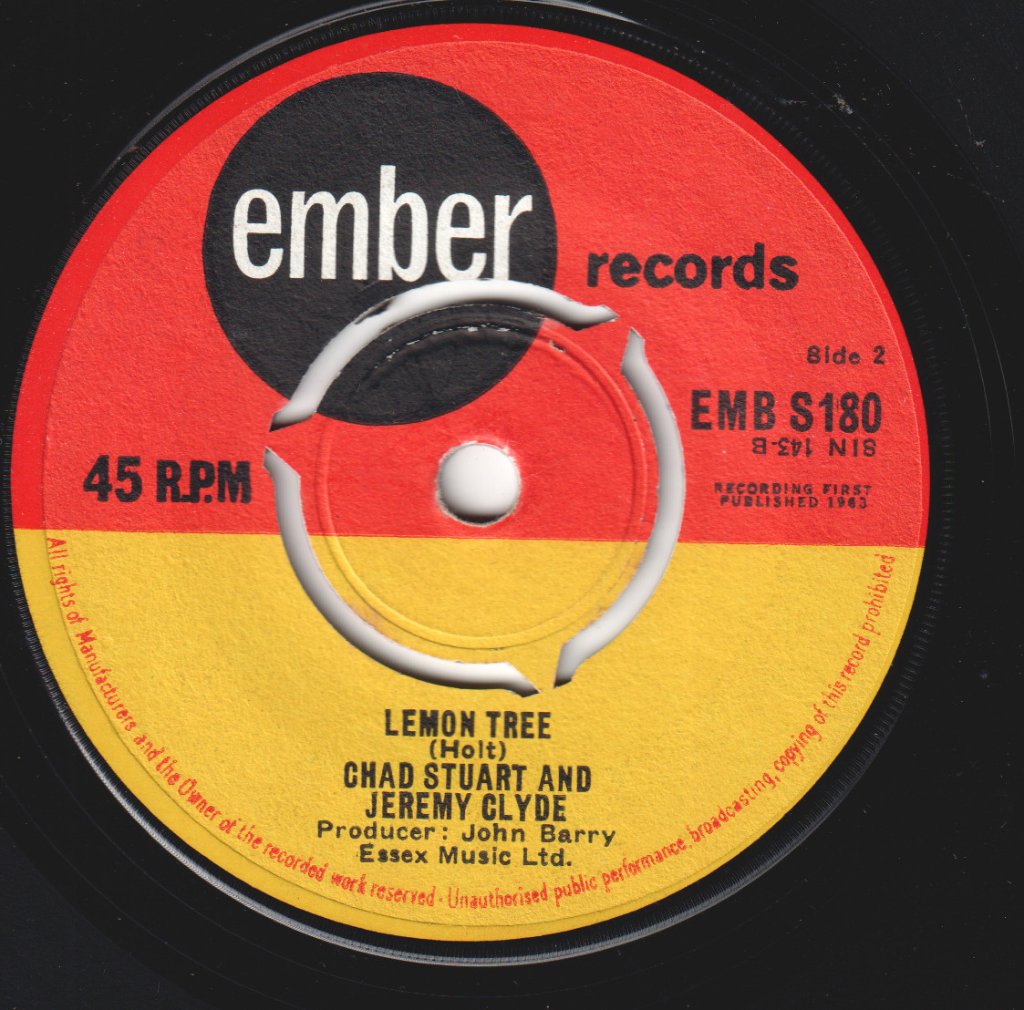 Chad Stuart And Jeremy Clyde - Yesterday's Gone - 7 Inch