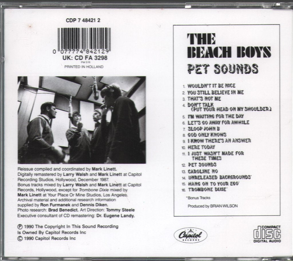 Beach Boys - Pet Sounds - Cd