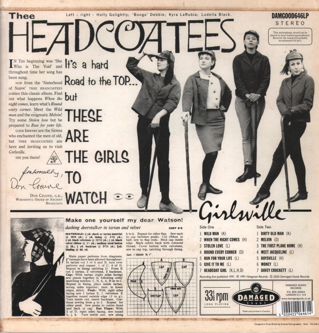 Thee Headcoatees - Girlsville - Lp
