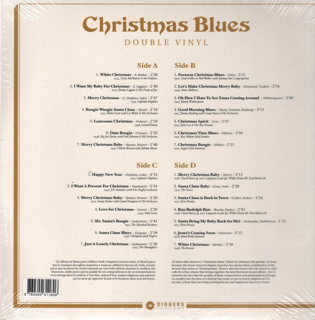 Various Artists - Christmas Blues - Double Lp