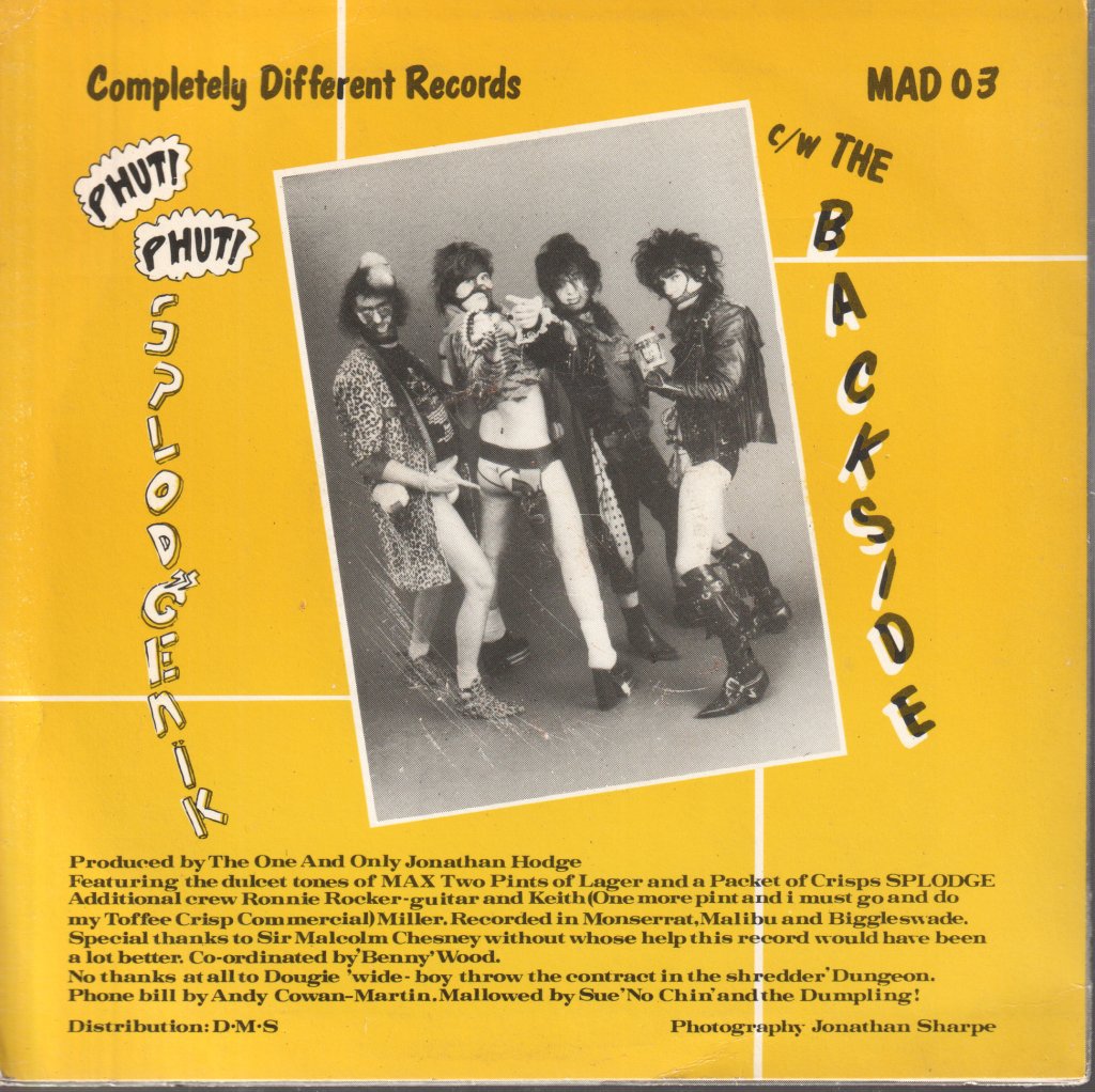 Phut Phut Splodgenik - 86 The Year Of The Bean - 7 Inch