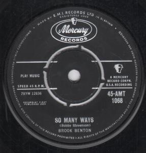 Brook Benton - So Many Ways - 7 Inch
