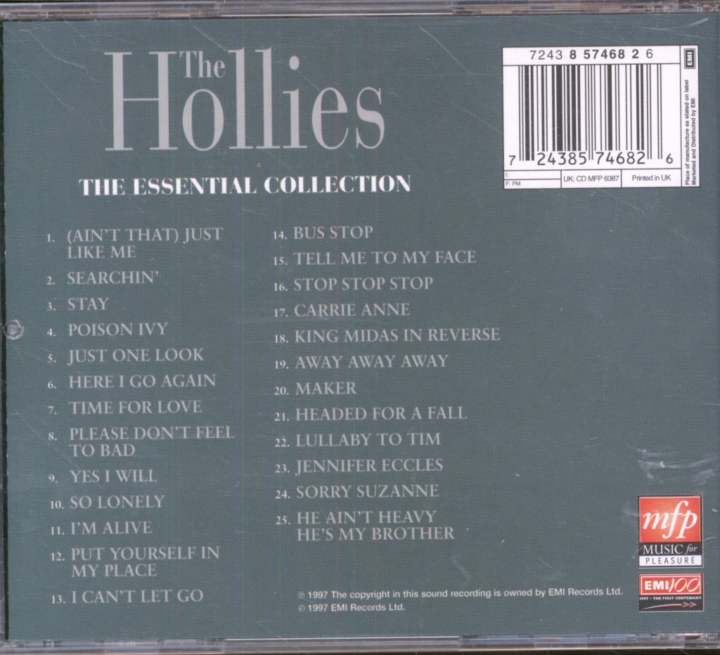 Hollies - Essential Collection - Cd