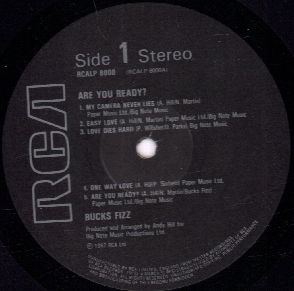 Bucks Fizz - Are You Ready - Lp