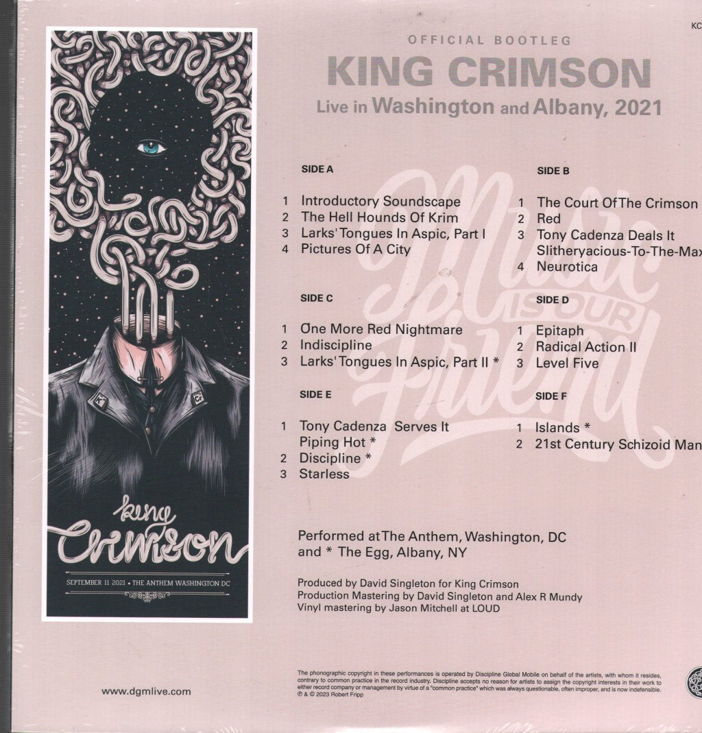 King Crimson - Music is our Friend - Triple Lp