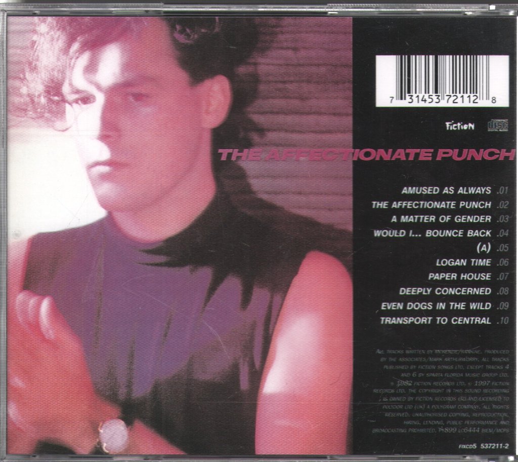 Associates - Affectionate Punch - Cd