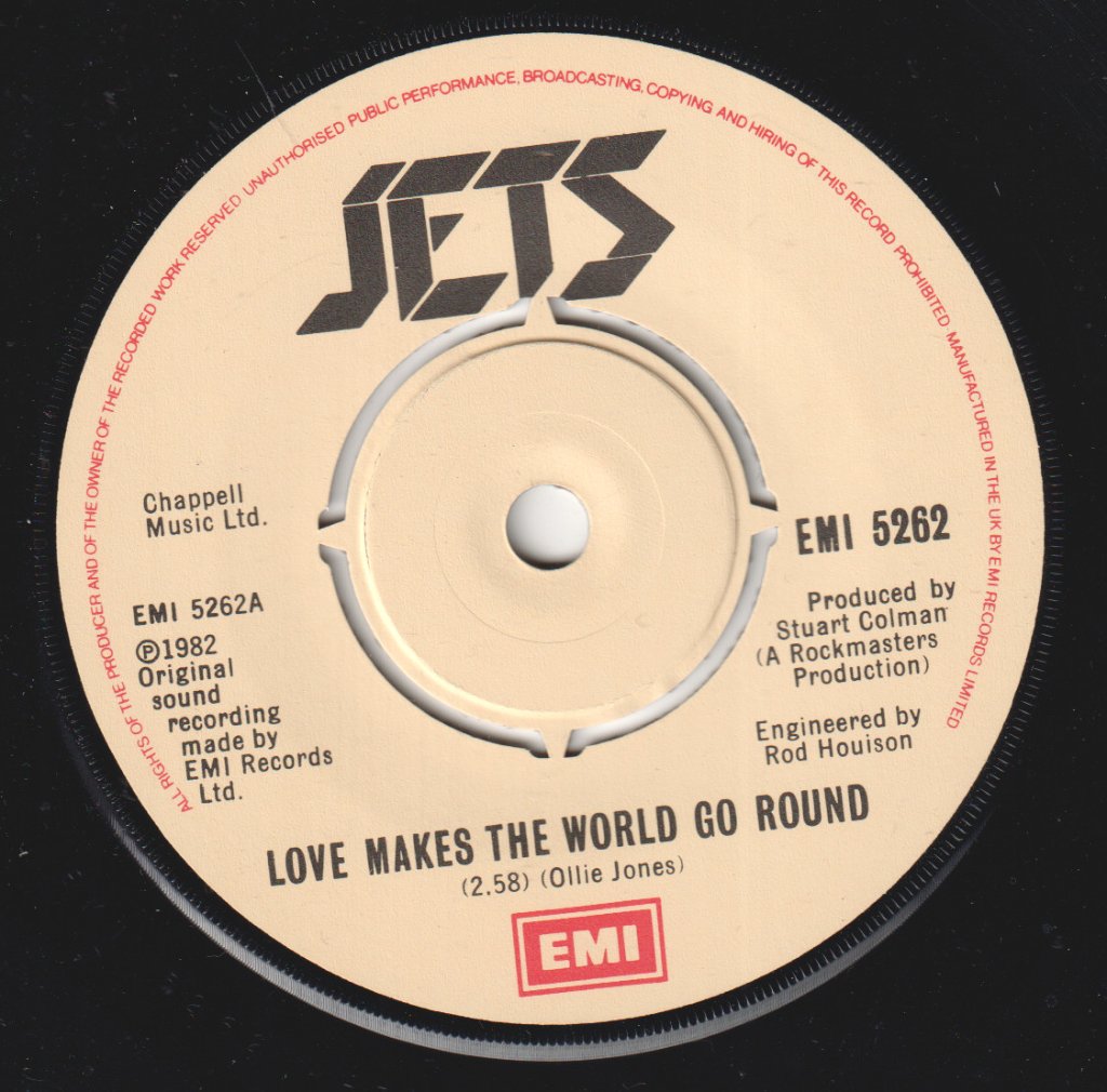 Jets (Rockabilly Group) - Love Makes The World Go Round - 7 Inch