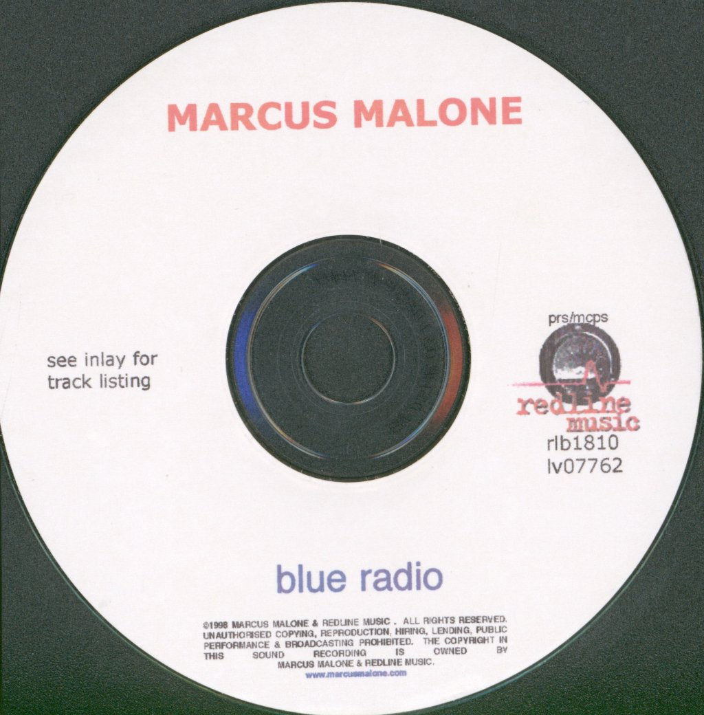 Marcus Malone - Blue Radio - Cdr