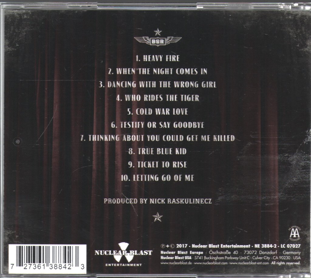 Black Star Riders - Heavy Fire - Cd