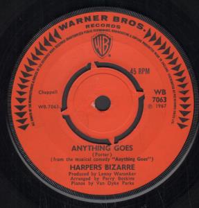 Harpers Bizarre - Anything Goes - 7 Inch