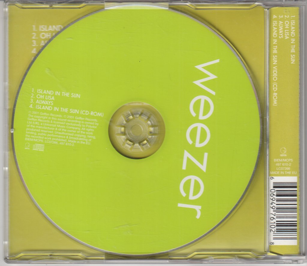 Weezer - Island In The Sun - Cd