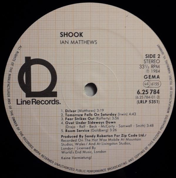 Ian Matthews - Shook - Lp