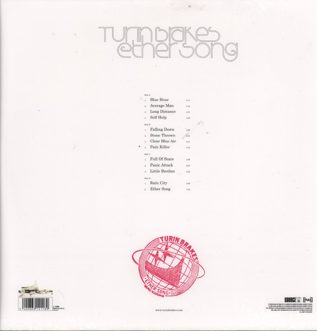 Turin Brakes - Ether Song - Double Lp