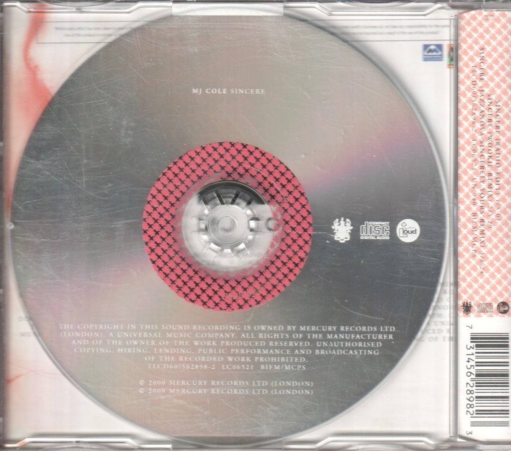 Mj Cole - Sincere - Cd