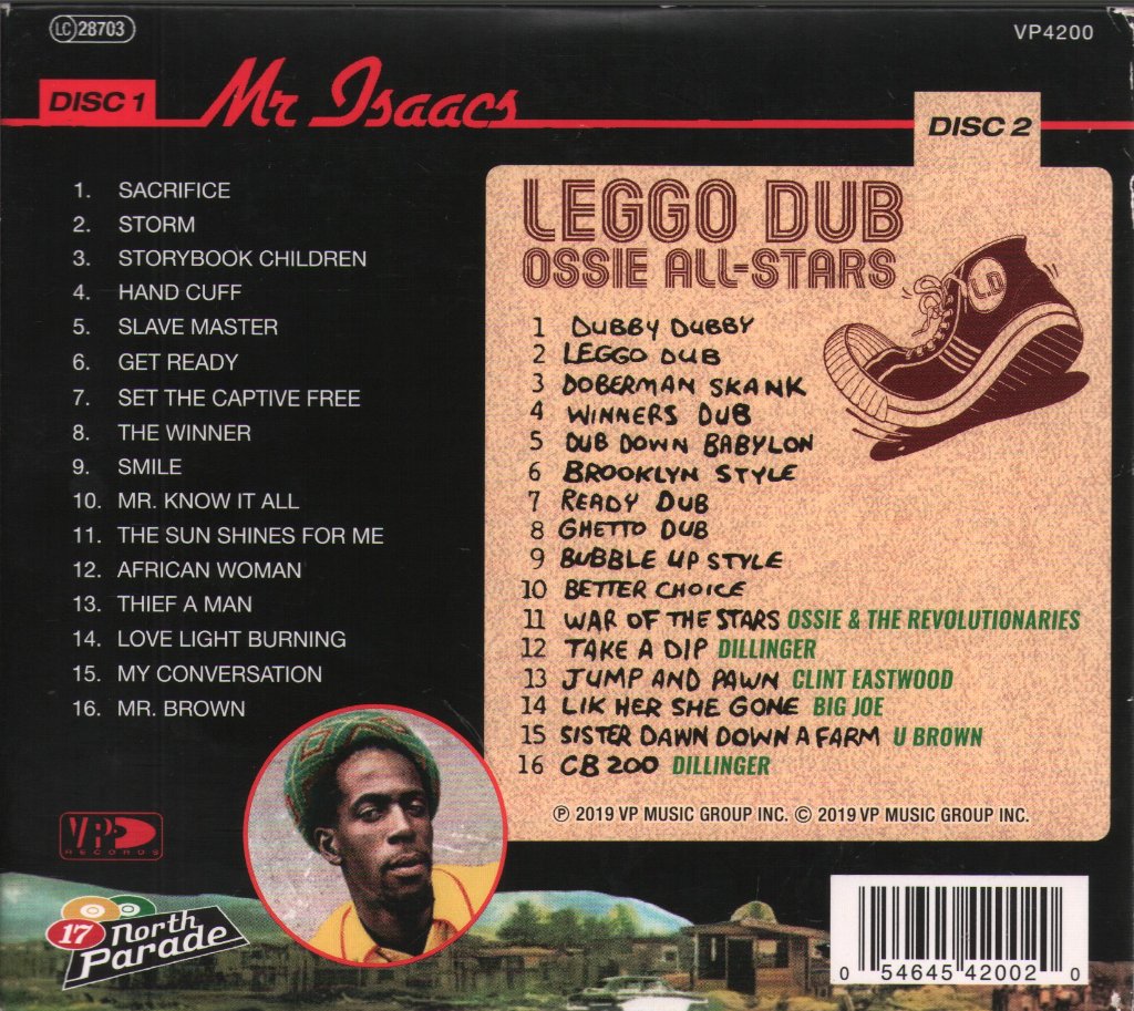 Gregory Isaacs - Mr. Isaacs / Leggo Dub - Double Cd