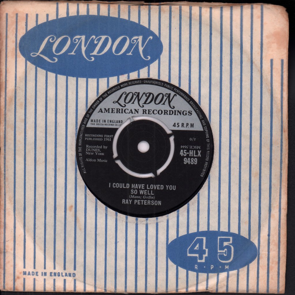 Ray Peterson - Why Don't You Write Me - 7 Inch