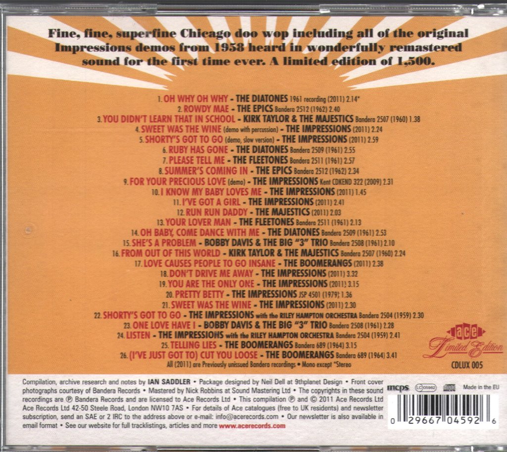 Various Artists - Bandera Doo Wop - Cd