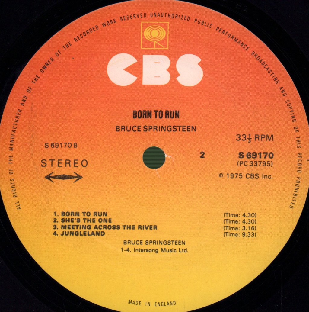Bruce Springsteen - Born To Run - Lp