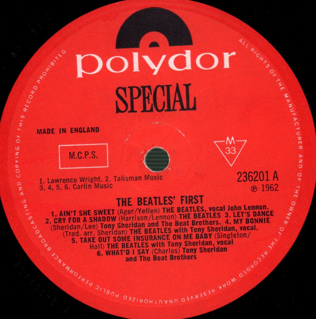 Beatles With Tony Sheridan - Beatles' First With Tony Sheridan & Guests - Lp