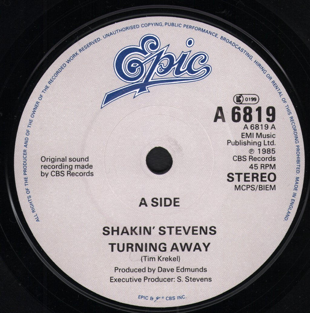 Shakin Stevens - Turning Away - 7 Inch