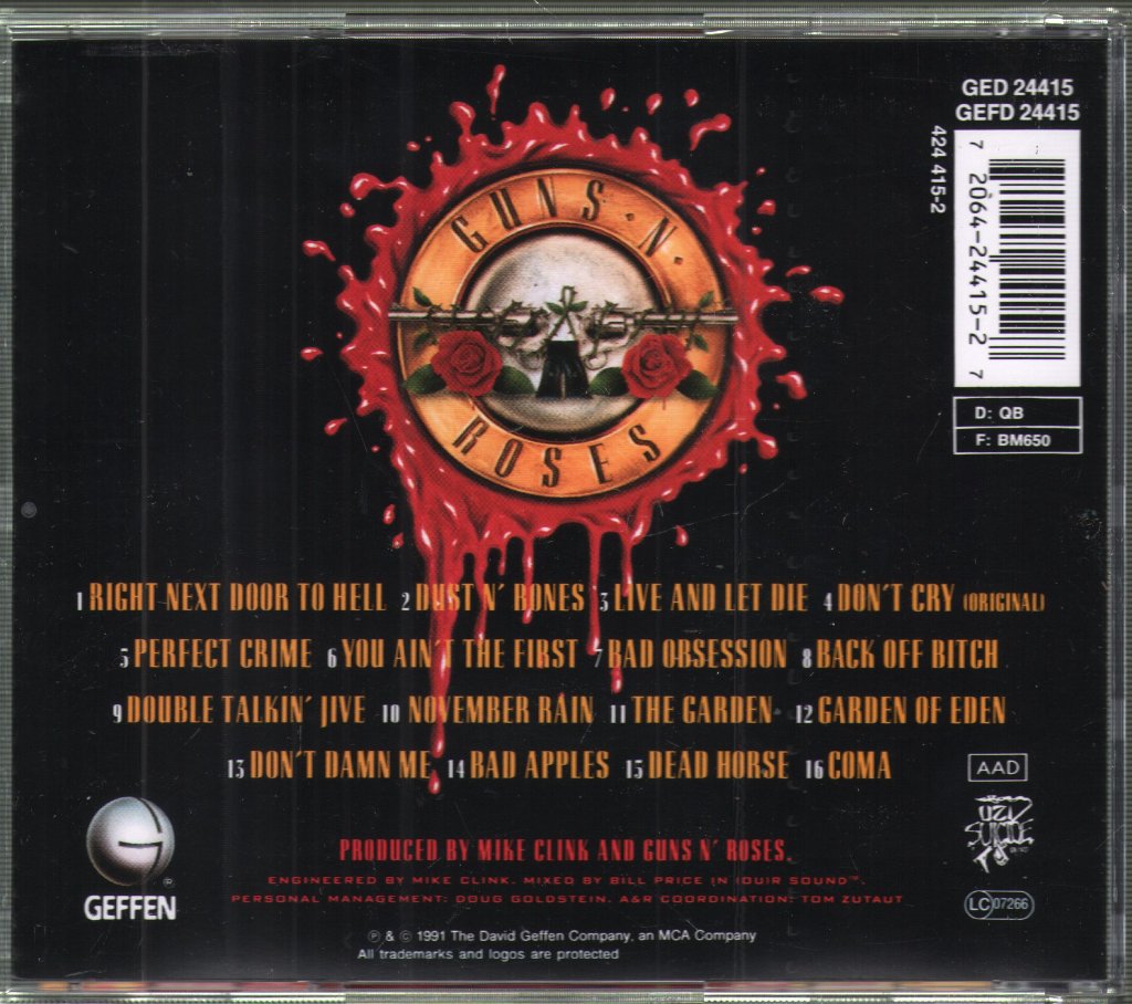 Guns N Roses - Use Your Illusion 1 - Cd