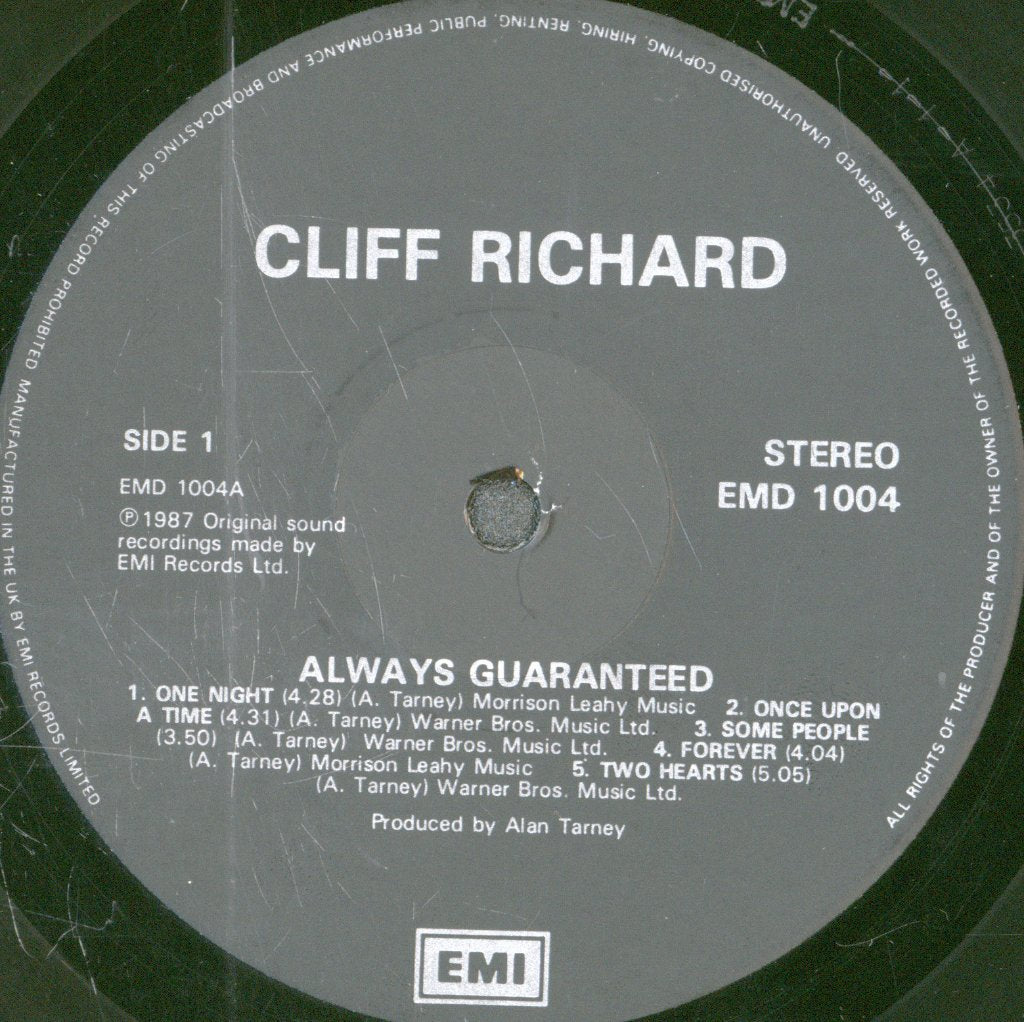 Cliff Richard - Always Guaranteed - Lp