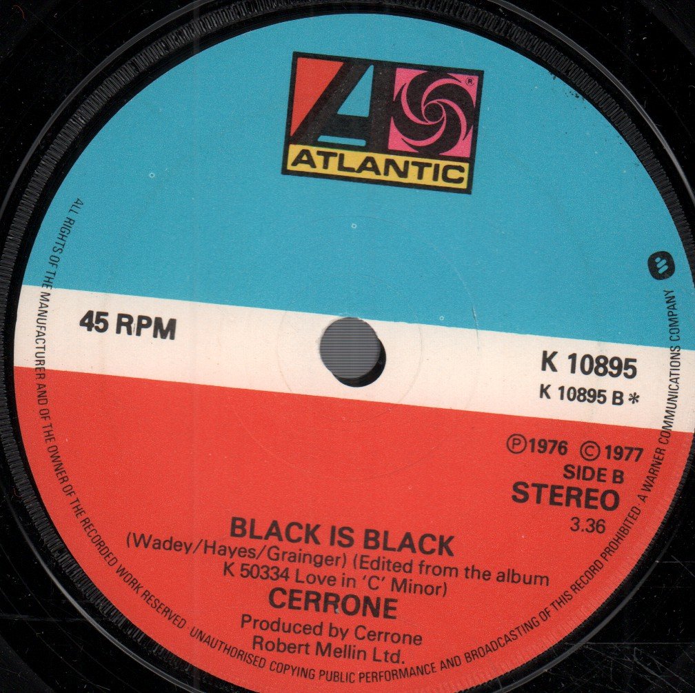 Cerrone - Love In C Minor - 7 Inch