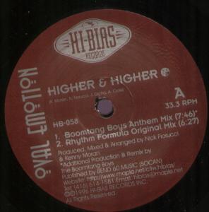 Oval Emotion - Higher And Higher - 12 Inch