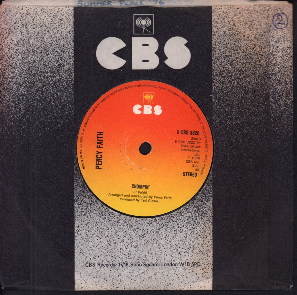 Percy Faith - Summer Place '76 - 7 Inch
