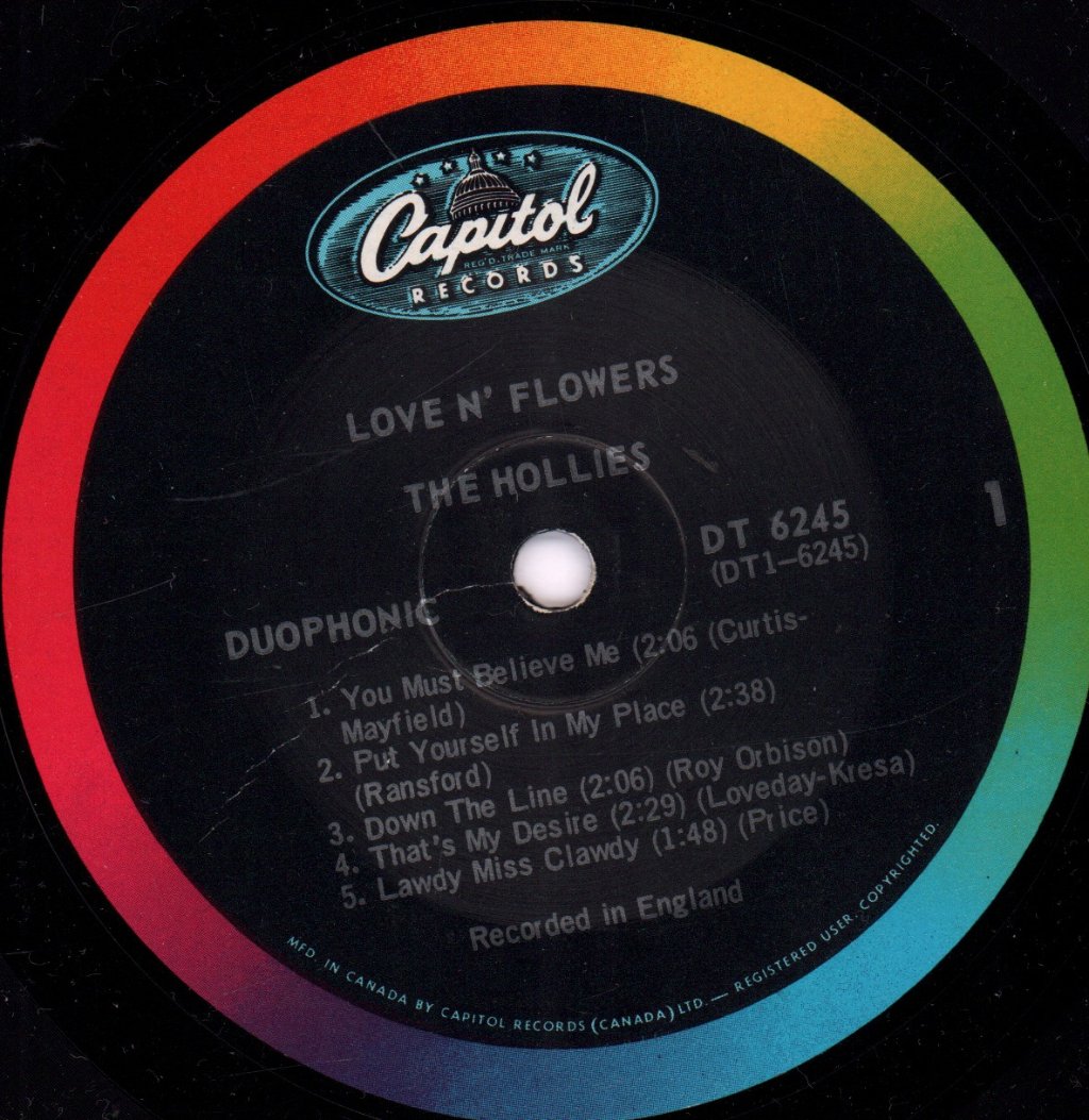 Hollies - Love N' Flowers - Lp